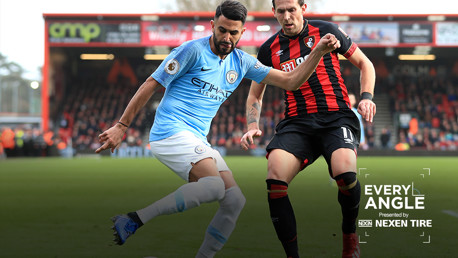 EVERY ANGLE: Watch Riyad Mahrez's winner at the Vitality Stadium in all its glory.