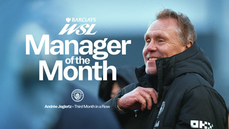 Jeglertz claims record third WSL MOTM award in a row