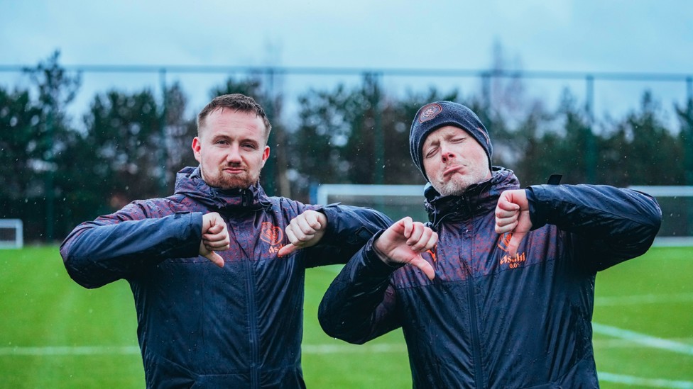 And two of our coaches are crying in the rain...