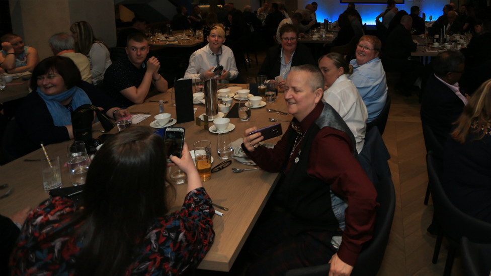 FAMILIAR FACES : City's Official Women's Supporters Club were in attendance