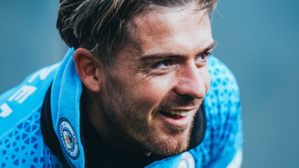 JACK'S JOY : Grealish making the most of the sunny session