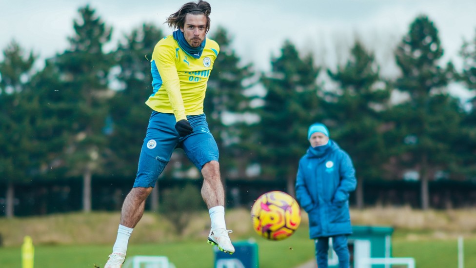 FIRE POWER : Jack Grealish shoots.