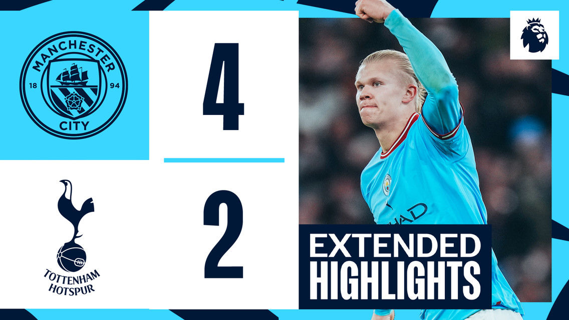 City 4-2 Spurs: Cuplikan panjang