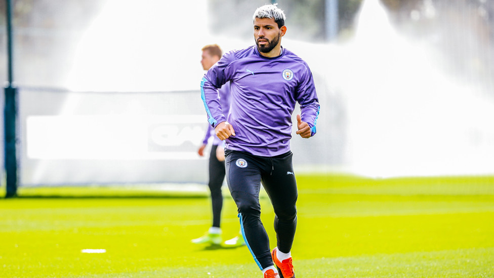 CONFIDENCE SERGE : It's six goals in four Premier League games so far for Aguero!