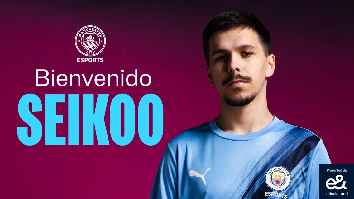 Manchester City Esports anuncia el fichaje de Seikoo