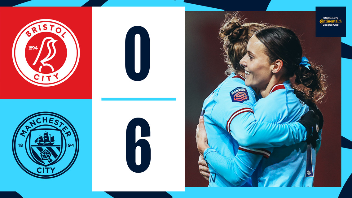 Bristol City 0-6 City: resumen