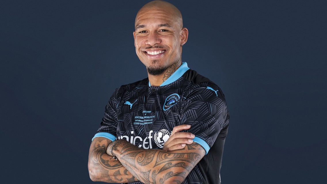 De Jong returns to Etihad for Soccer Aid match