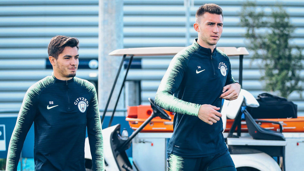 BEST PALS : Brahim Diaz and Aymeric Laporte