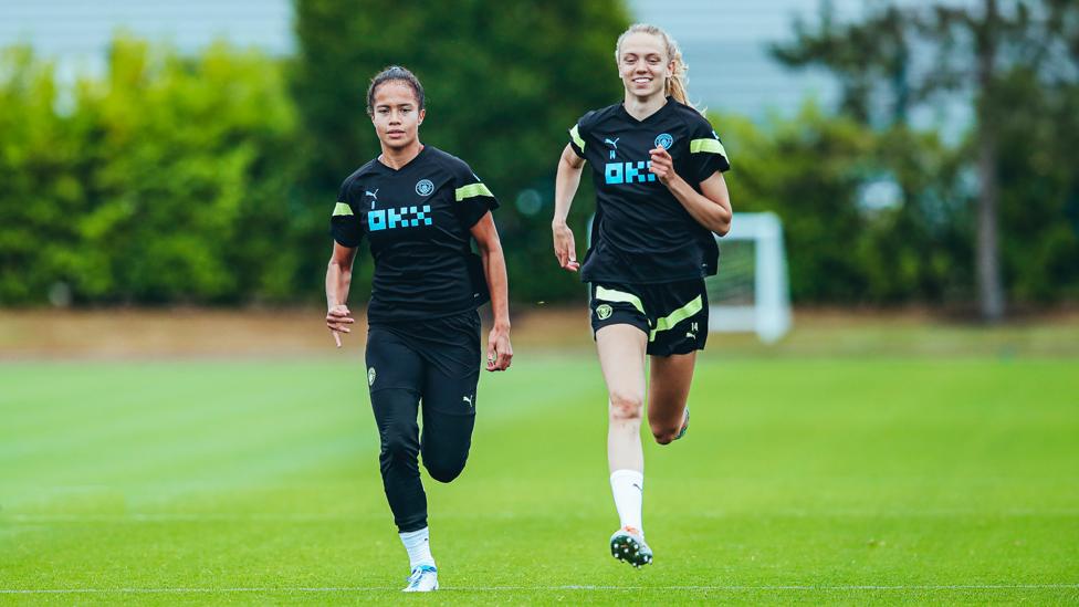 ATTACK v DEFENCE : New recruit Mary Fowler and Esme Morgan