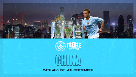 Treble Trophy Tour to head to China 