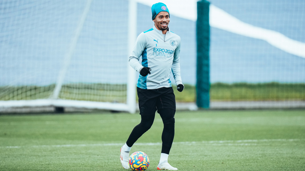 GAB GRIN : Gabriel Jesus in high spirits