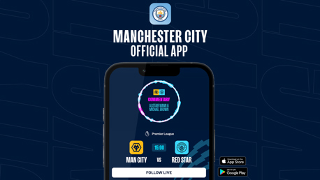 How to follow Wolves v City on our official app