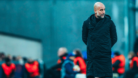 THE BOSS: On the touchline.