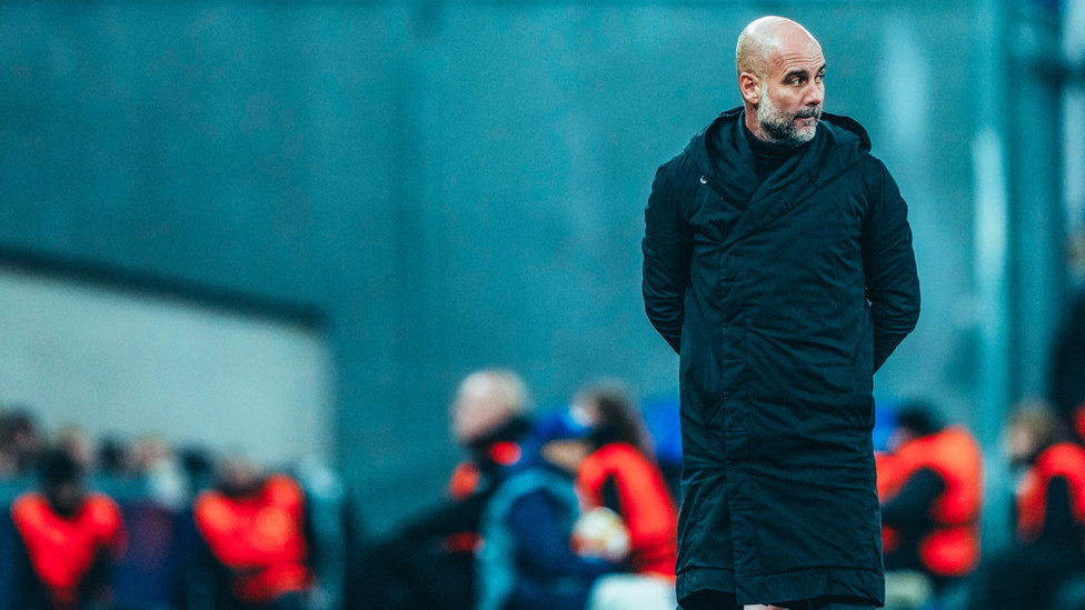 THE BOSS : Watches on from the touchline.