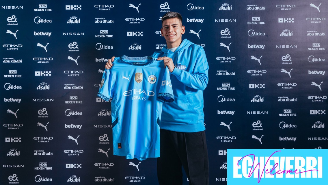 Número da camiseta do Echeverri revelado!