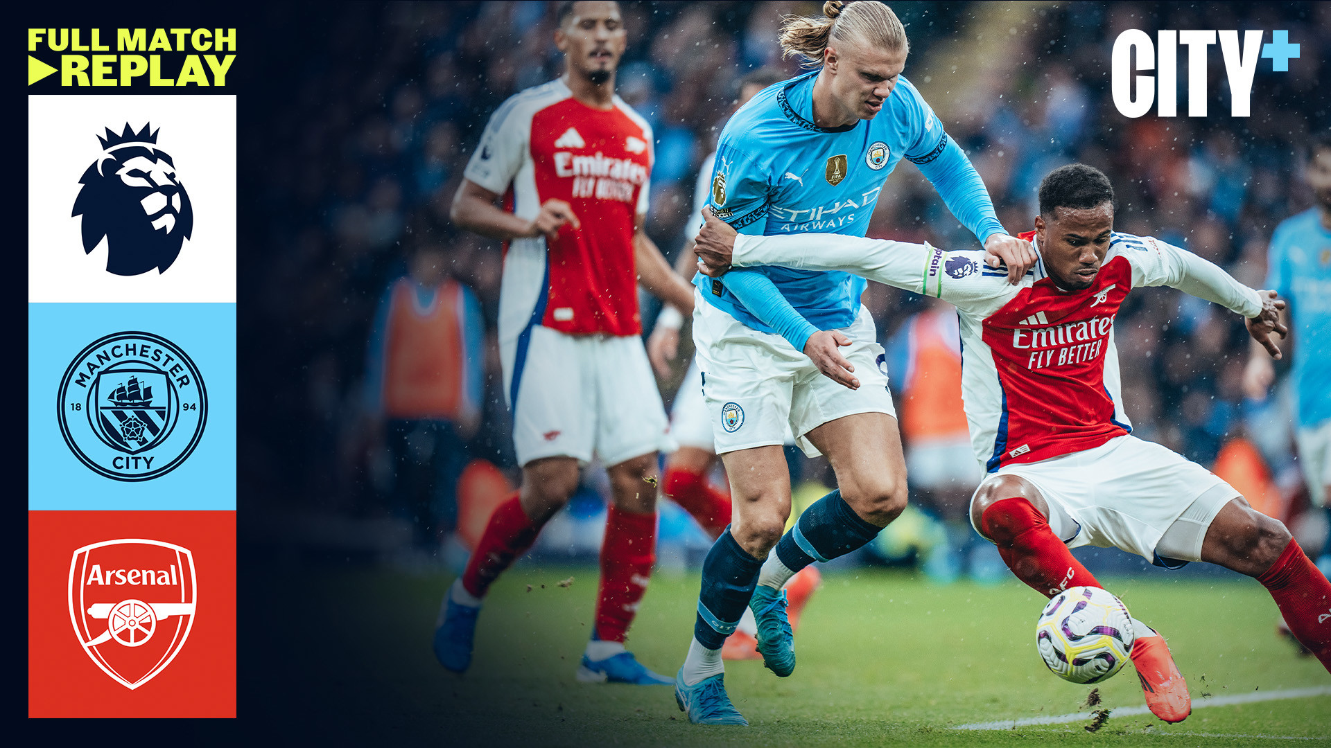 City v Arsenal: Full-match replay