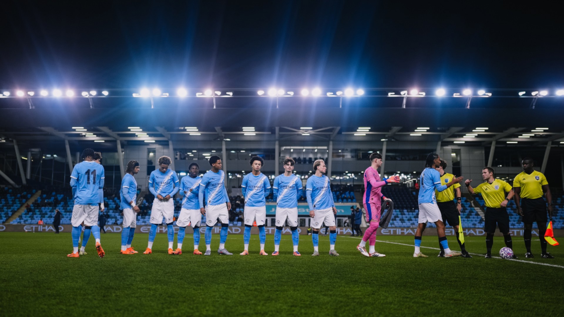 LINE-UP : City's team to take on Fulham.