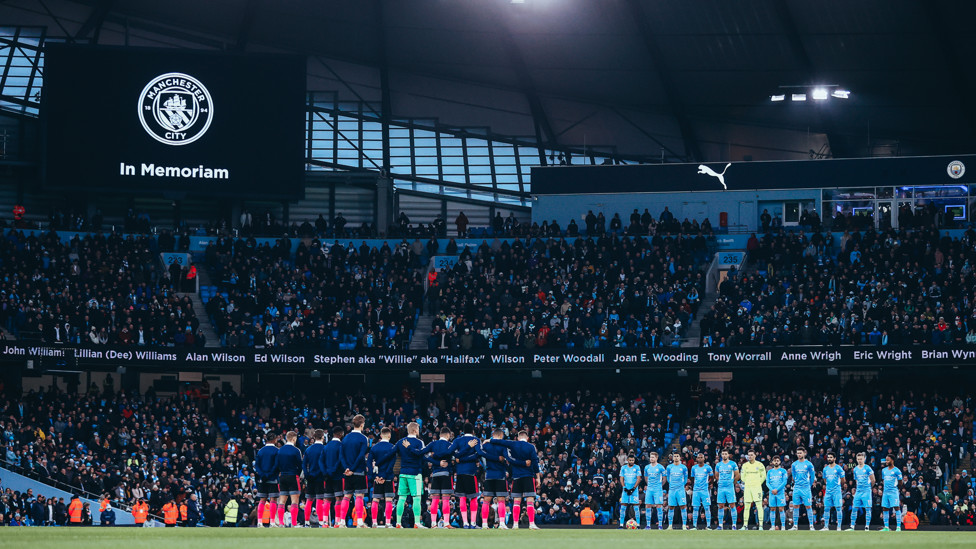 REMEMBRANCE : Everyone observes a minute of silence to remember those who we lost over the year.