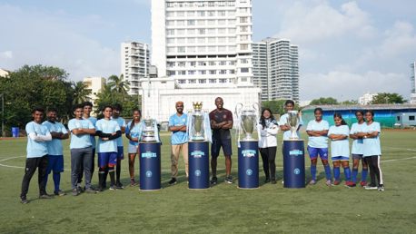 Treble Trophy Tour surprises Young Leaders in Mumbai!
