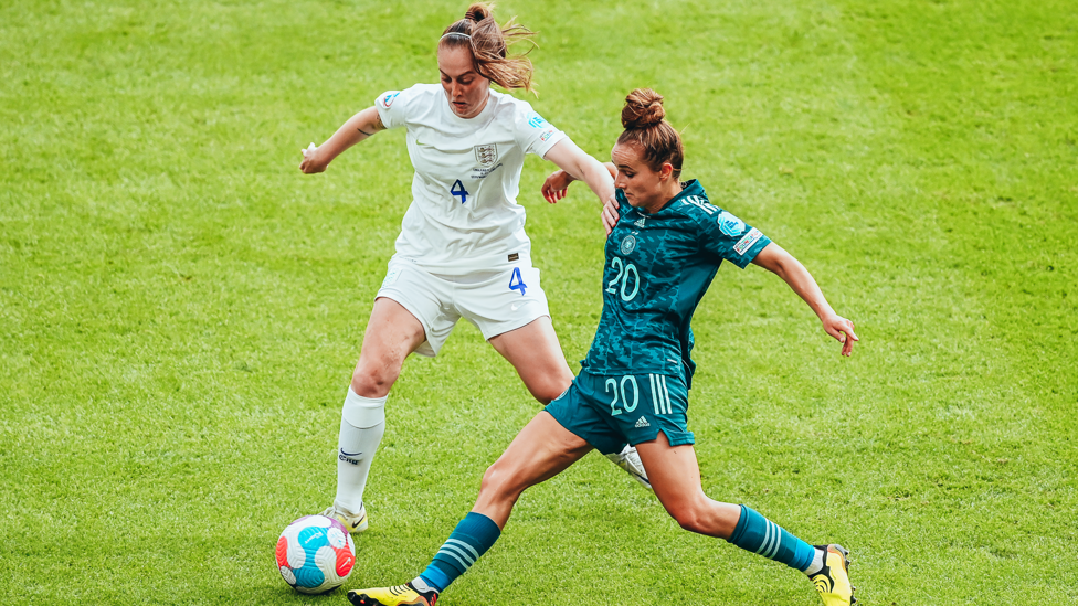 MIDFIELD METRONOME : Keira Walsh started every game in England's midfield, winning Player of the Match in the final