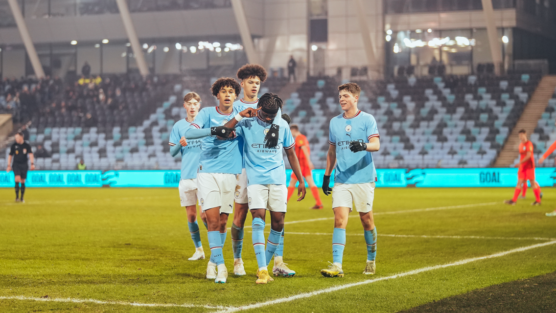 Four-goal City power through to the fifth round of the FA Youth Cup