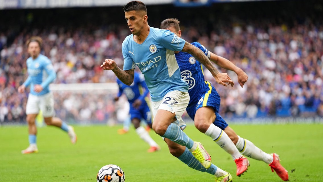 WOW JOAO: Cancelo flies up the flank.