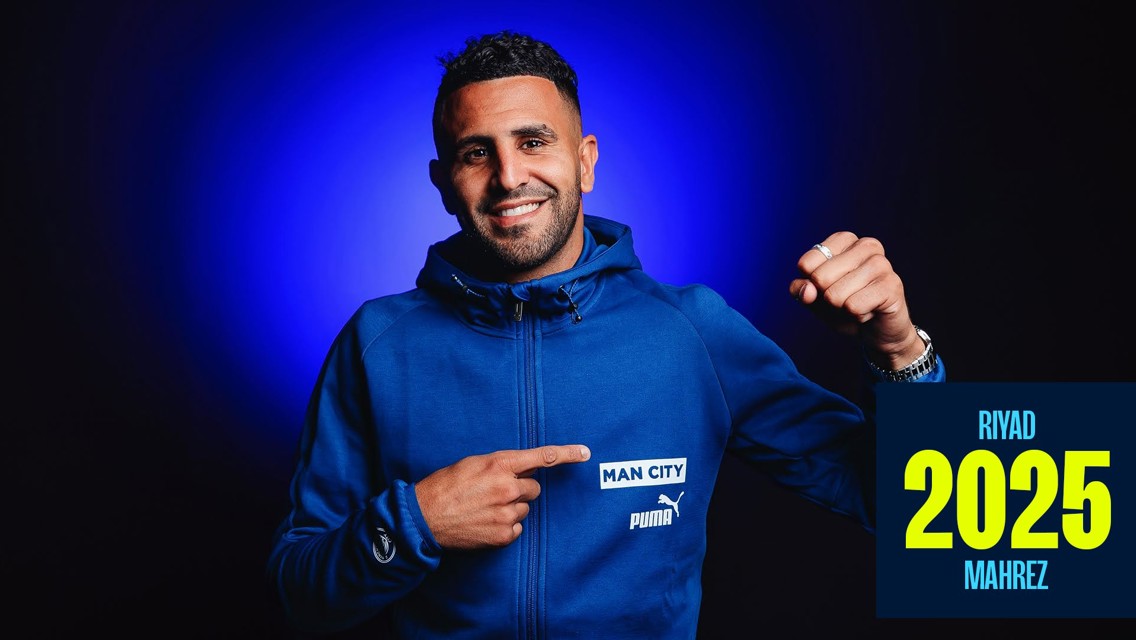 Mahrez: Quero ganhar tudo com o City