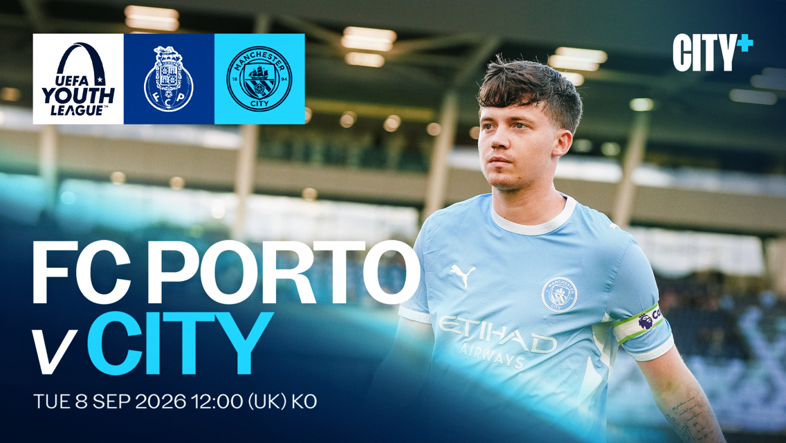 TUESDAY 8 SEPTEMBER: Porto v City - UEFA Youth League