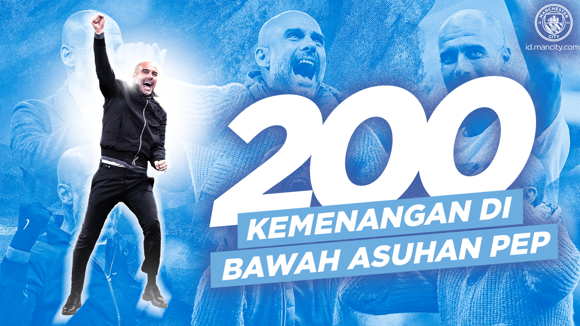 Guardiola Catat 200 Kemenangan Bersama City