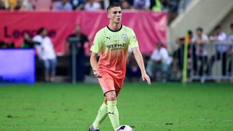 IMPRESSIVE: Taylor Harwood-Bellis caught Pep Guardiola's eye on City's summer tour of Asia.