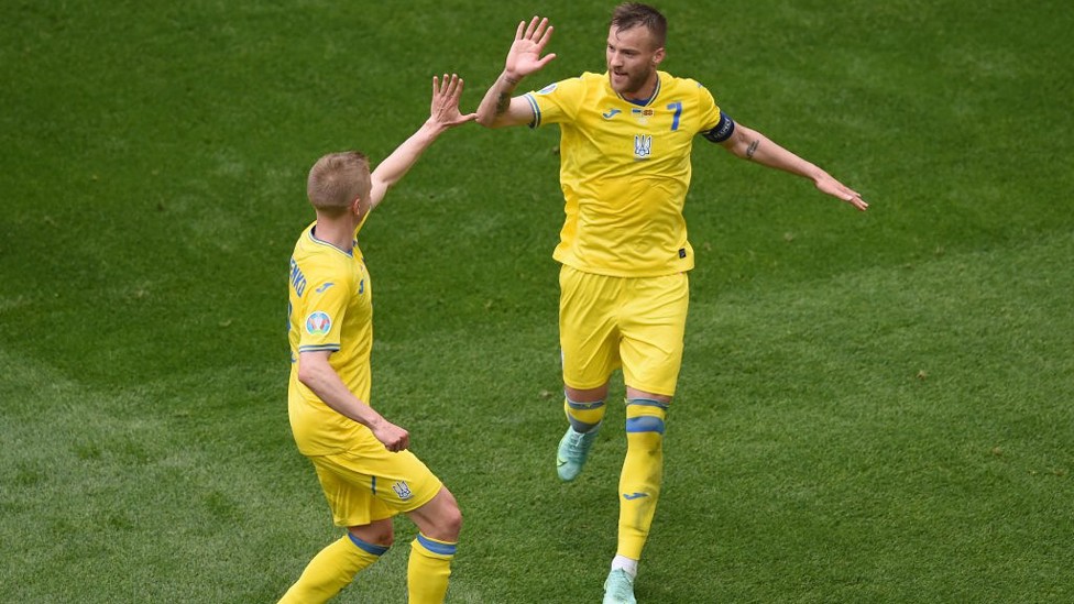 ZINCH-PERFECT : Zinchenko was another who started all three group stage matches for Ukraine - who have also qualified for the last 16!