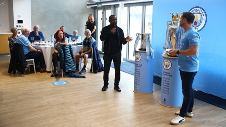 Official Supporters Club celebrated at event with Shaun Wright-Phillips
