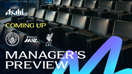 Coming soon: Andrée Jeglertz’s City v Liverpool press conference