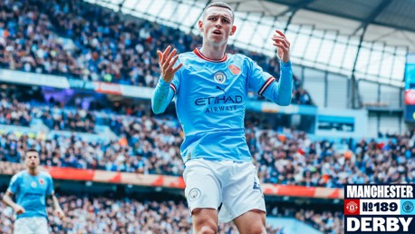 Phil Foden on derby day: It’s about embracing the challenge