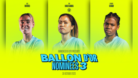 Tres jugadoras del City finalistas para el Balón de Oro femenino