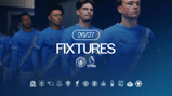 A promotional graphic for Manchester City U18s fixtures for the 26/27 season featuring players walking in the tunnel. Logos of various clubs are displayed at the bottom.