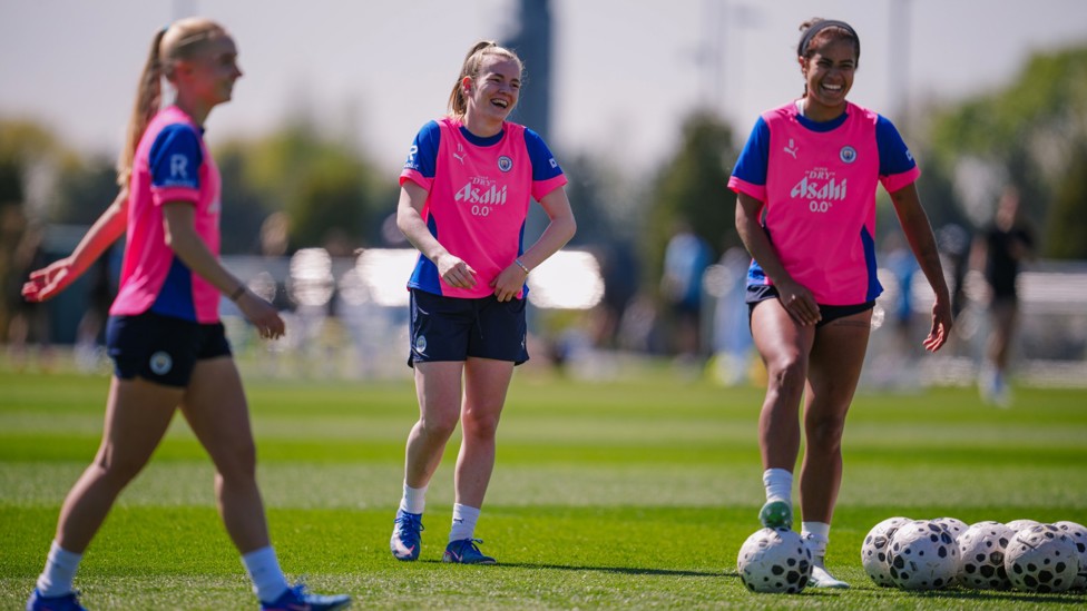 SQUAD GOALS  : Fine spirits in camp.