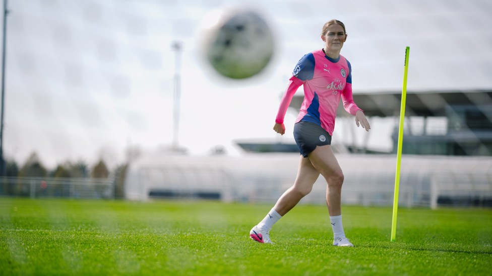 FINDING THE NET : Gracie Prior hits the target