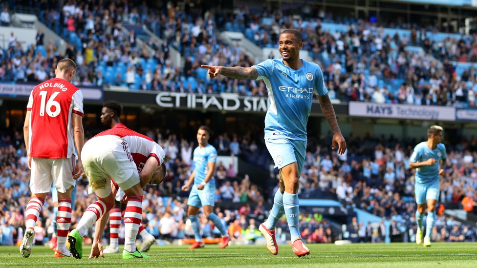 JESUS MAKES IT THREE : Gabriel Jesus grabs our third before half time!