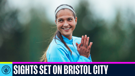 Training: Sights set on Bristol City!