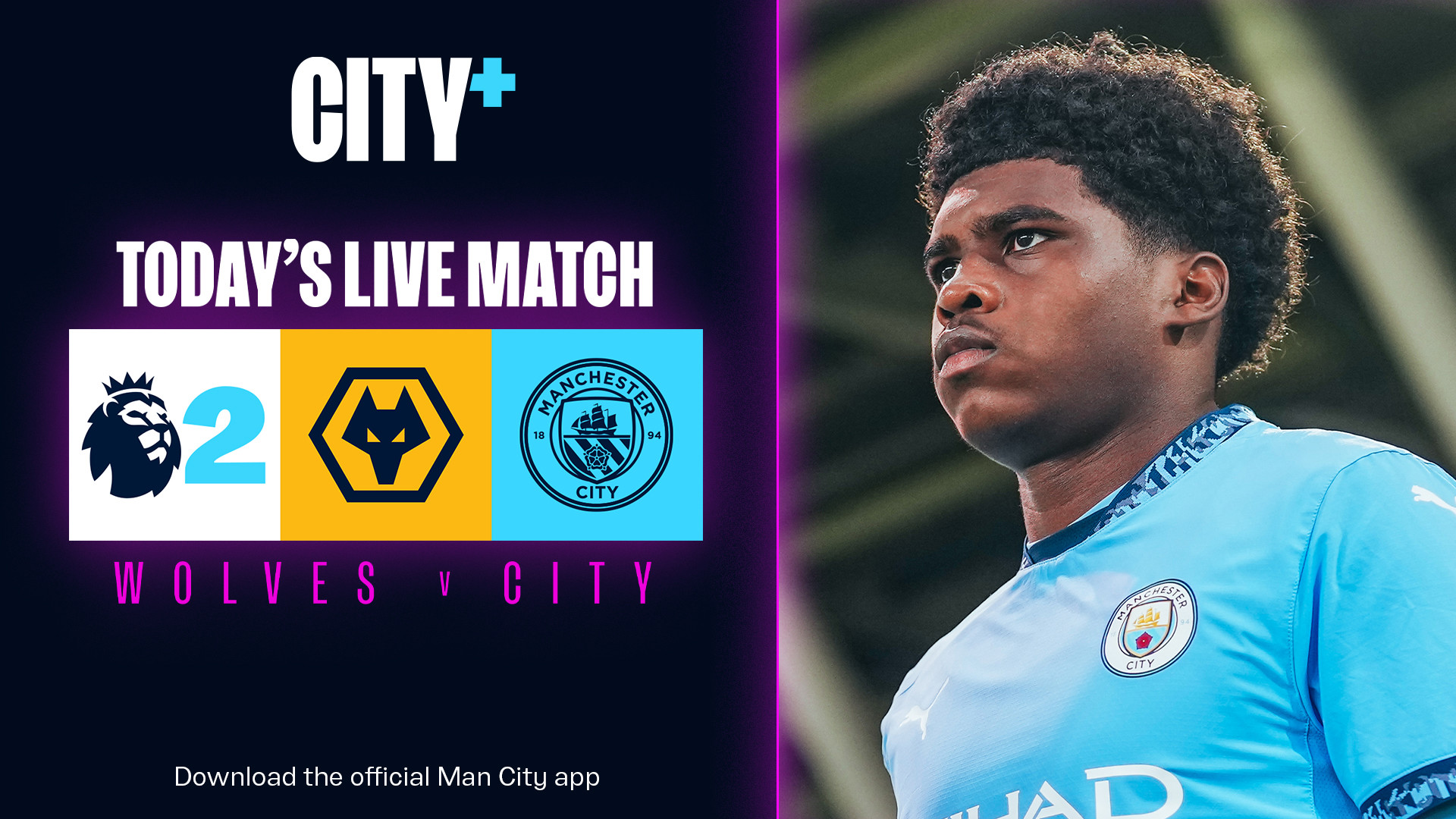 Watch City EDS trip to Wolves on CITY+ tonight