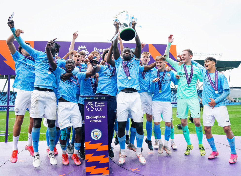 SILVER DREAM MACHINE: City lift the Under-18 Premier League National title