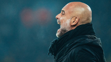 THE BOSS: On the touchline.