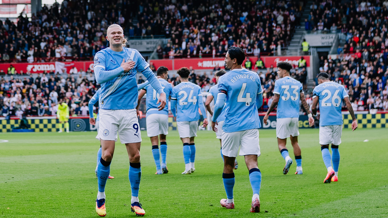 Haaland up for Premier League Player of the Month