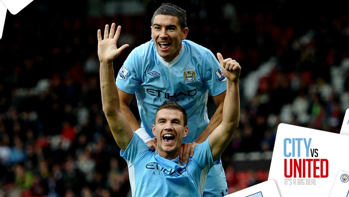 SIX AND THE CITY: Edin Dzeko fondly recalls the Demolition Derby of 2011...