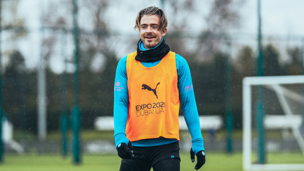 JACK THE LAD : Jack Grealish cracks a smile