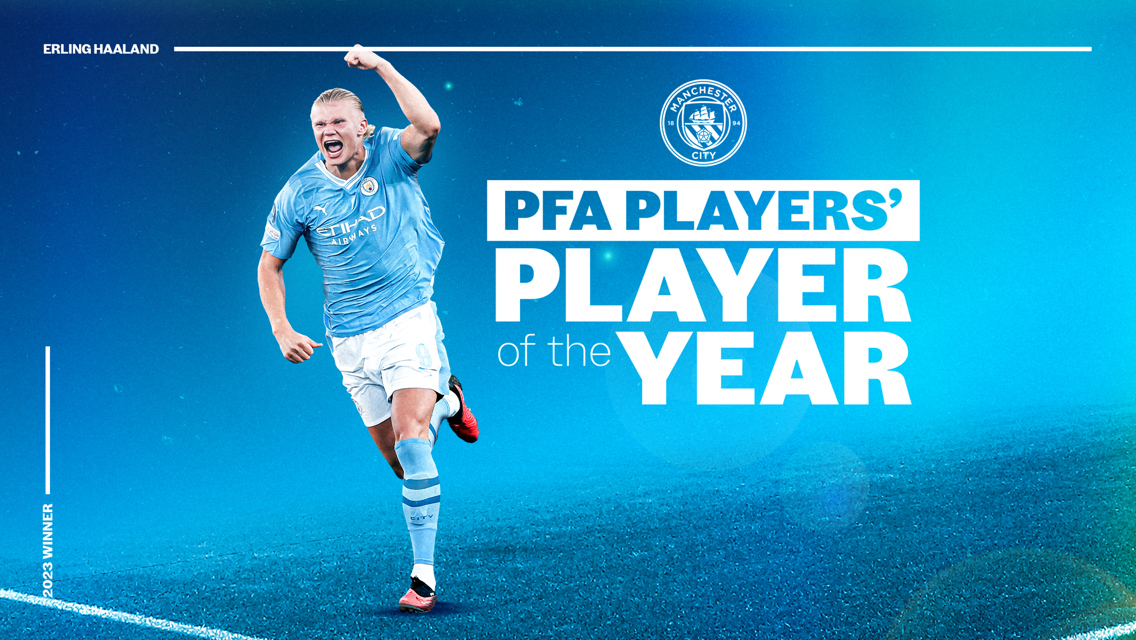Haaland wins PFA Player of the Year award