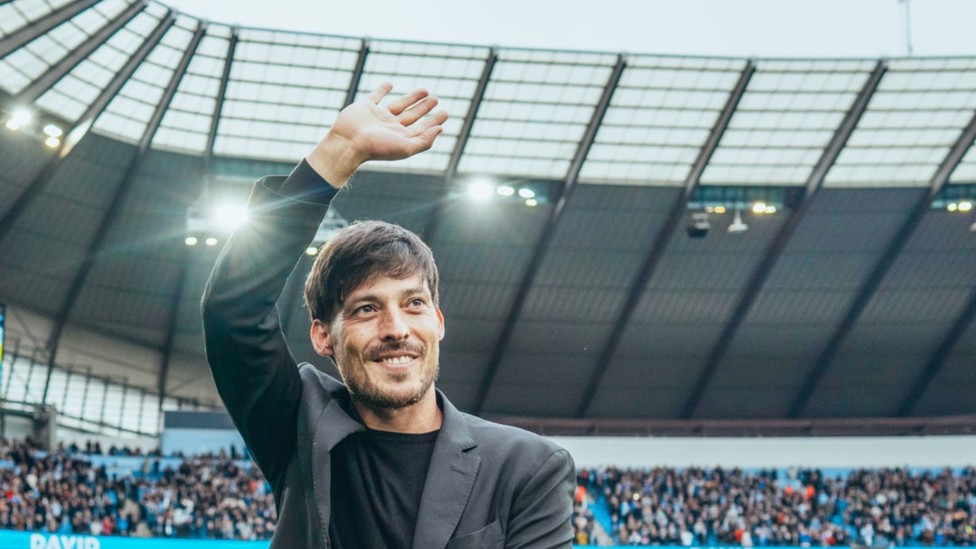 GRACIAS DAVID: Silva returns to the Etihad