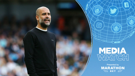 COMPLIMENT: Pep Guardiola has been praised by Atlanta boss Gianpiero Gasperini.