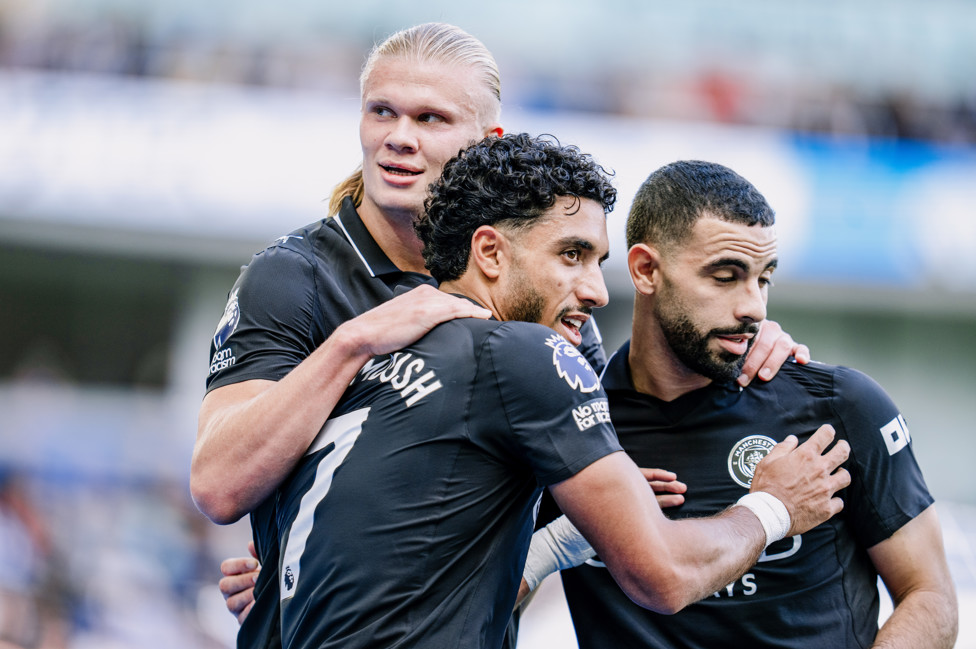 Haaland, Marmoush e Ait-Nouri comemoram! 